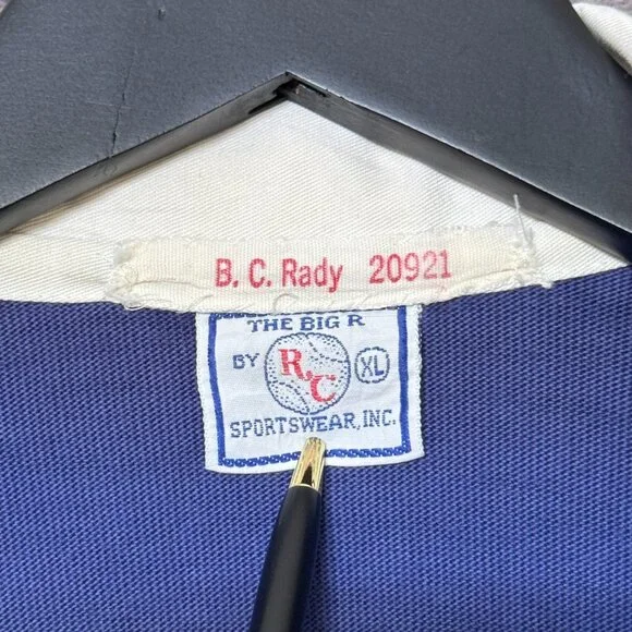 Notre Dame 80s Vintage Long Sleeve Rugby Shirt - Picture 5 of 7